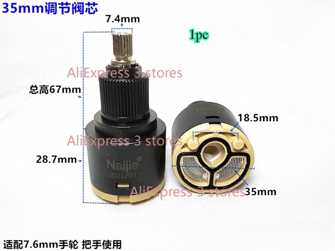 1 pièces 28mm/35mm/40mm mitige - Basin Mixer Cartridge avis et prix