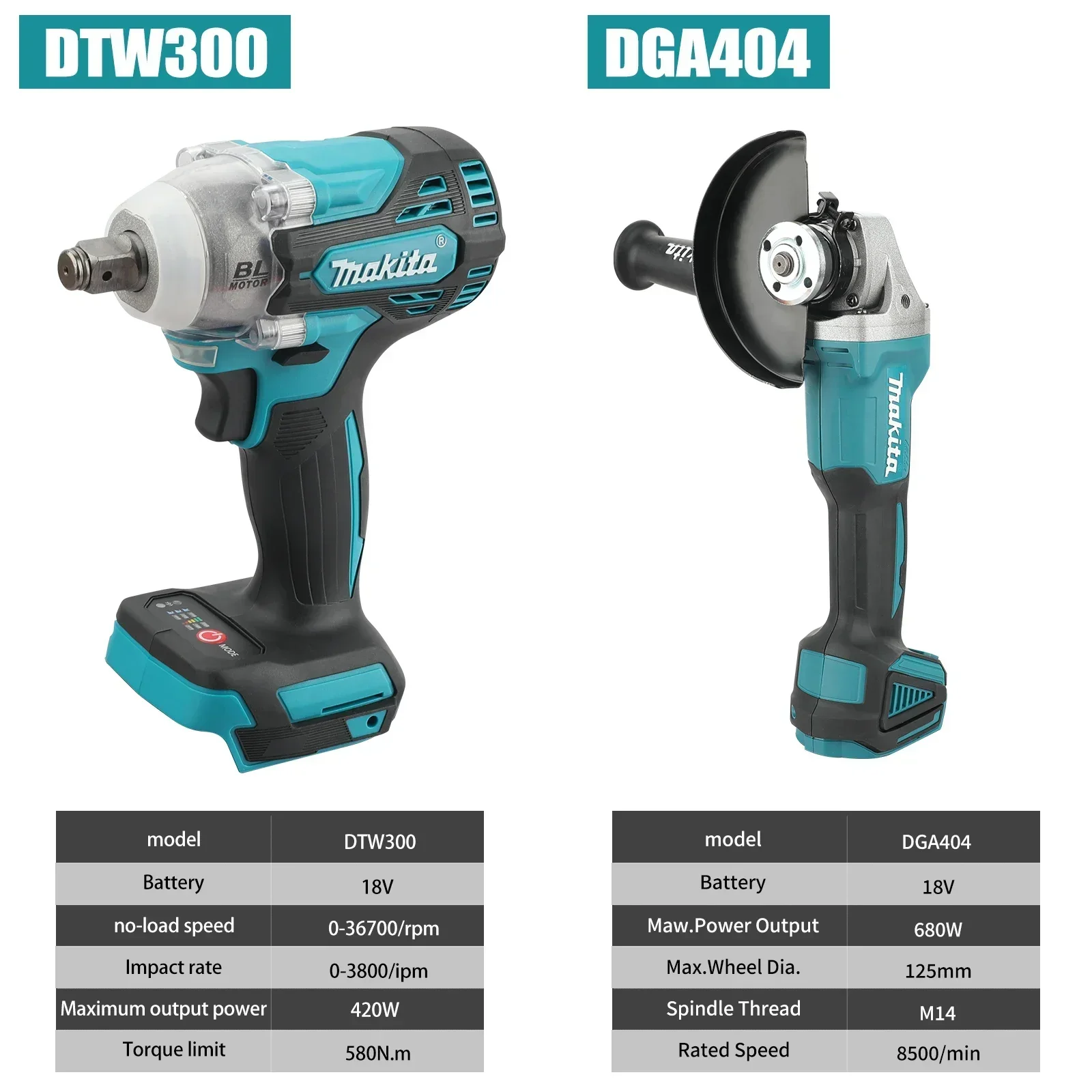 Makita DTW300 DGA404 Combo san - Makita Drill Dtw300 avis et prix