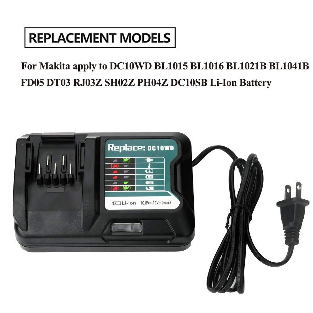 Chargeur DC10WD pour batterie  - Makita Drill Hp1640 avis et prix