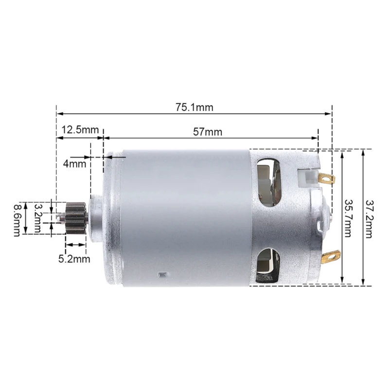 Moteur CC RS550 12/13 dents 9, - Bosch Drill Gsb 18V avis et prix
