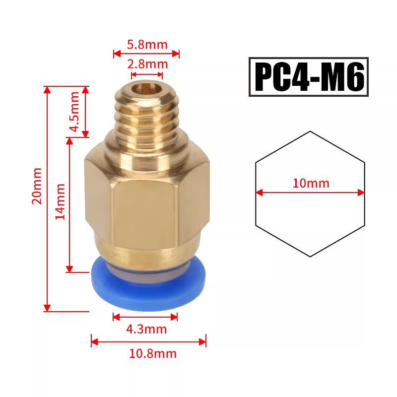 Lot de 10 raccords pneumatique - Ptfe Tape Thread avis et prix